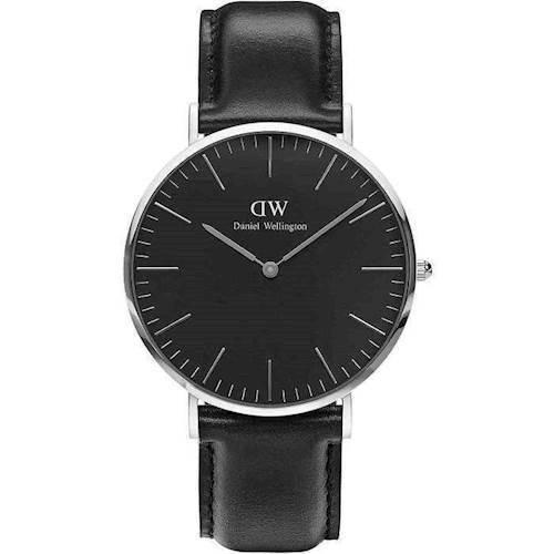 Image of rustfri stål Classic Black Sheffield quartz Herre ur fra Daniel Wellington